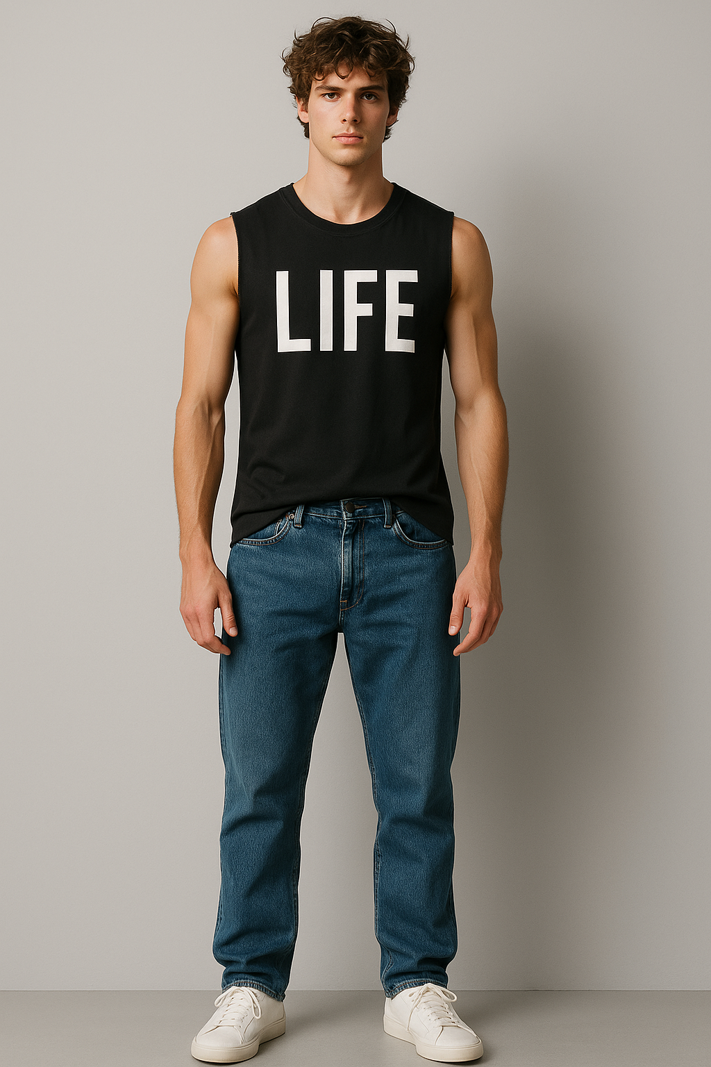 TANK-TOP CZARNY