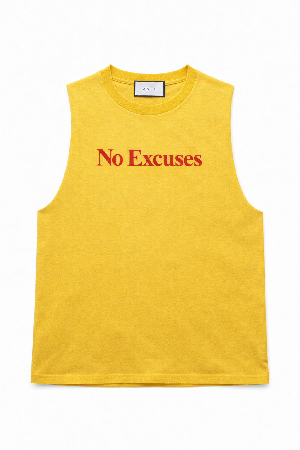 TANK-TOP ŻÓŁTY Z PRINTEM