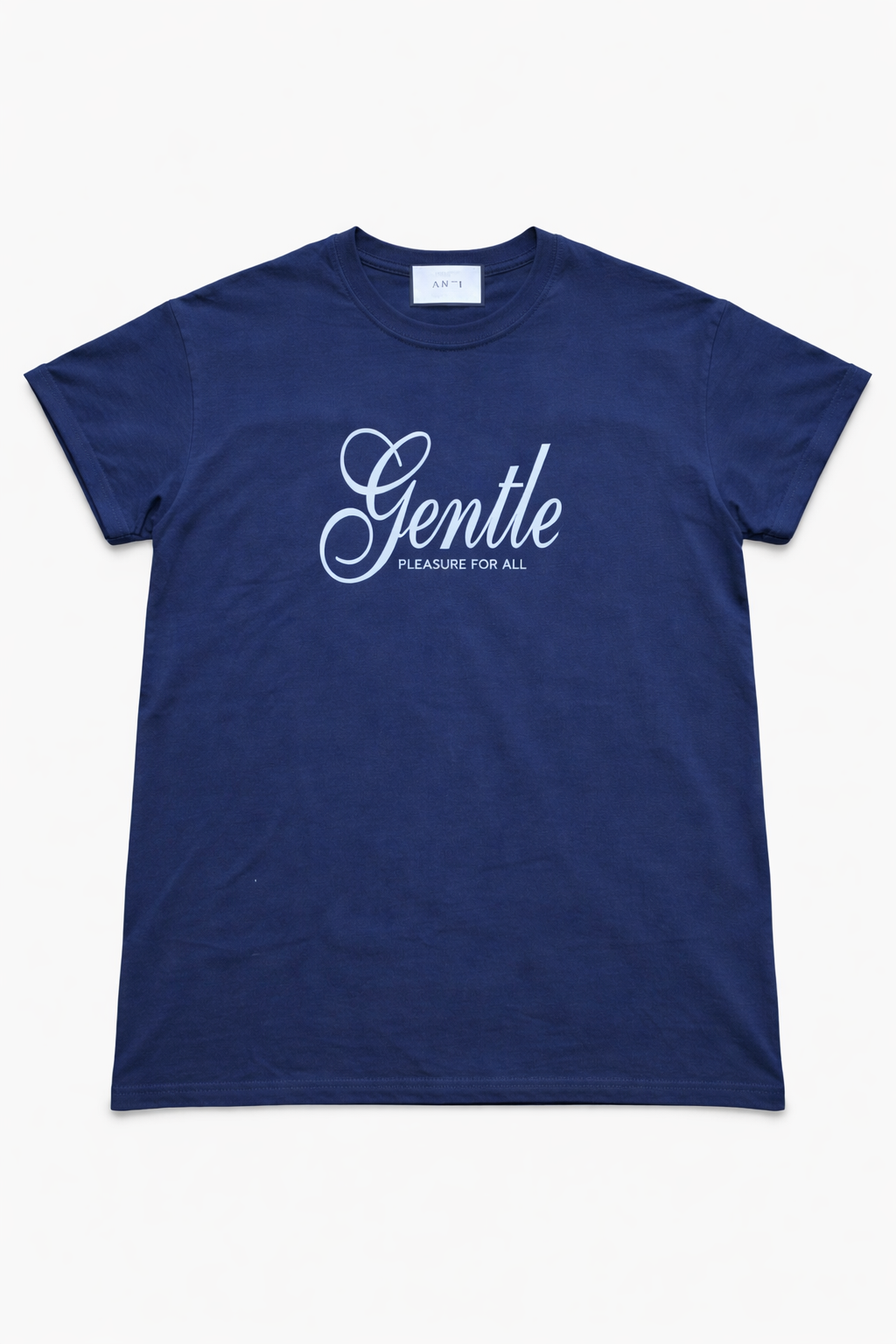 T-SHIRT GRANATOWY Z PRINTEM