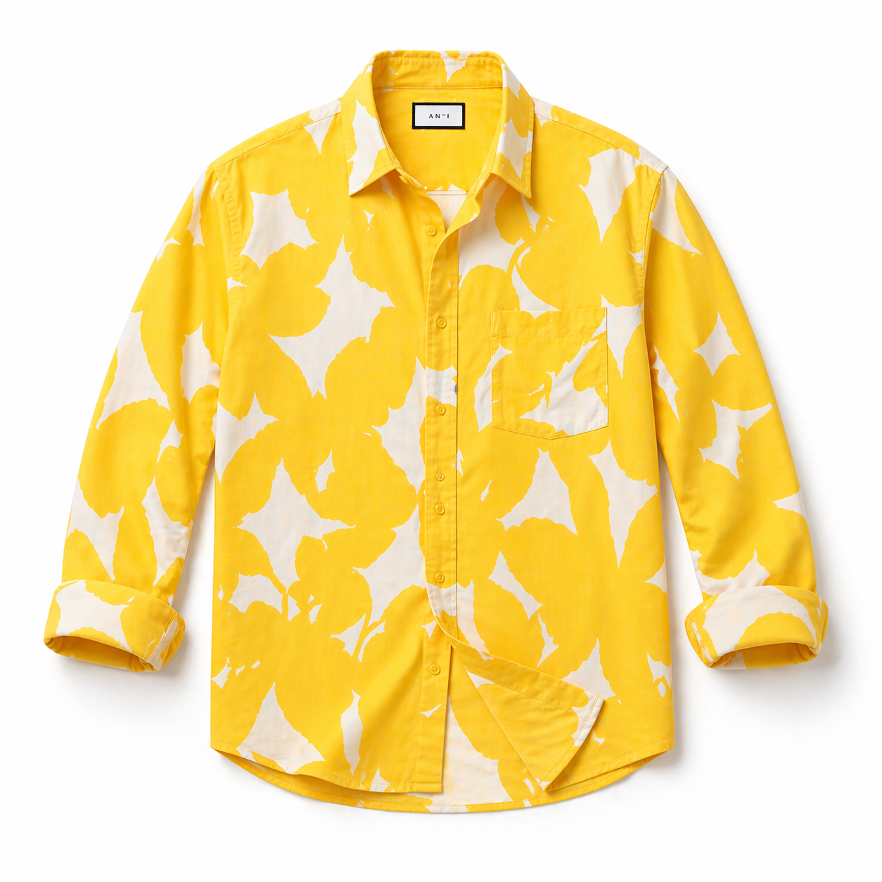 KOSZULA ŻÓŁTA OVERSIZE